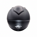 Casco Demi-Jet Kappa KV58 Basic Nero Opaco con Visierino Fumè - Moon Bike - Vista 4