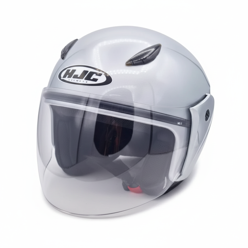 hjc cl-jet helmet HJC CL-23 Jet Helmet Light Silver Size S 56 cm – Moon Bike S.r.l