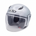 HJC HJC CL-23 Casco Jet Light Silver – Policarbonato Visiera Ampia Taglia S 56 cm Grigio Caschi aperti - Moon Bike - Vista 1