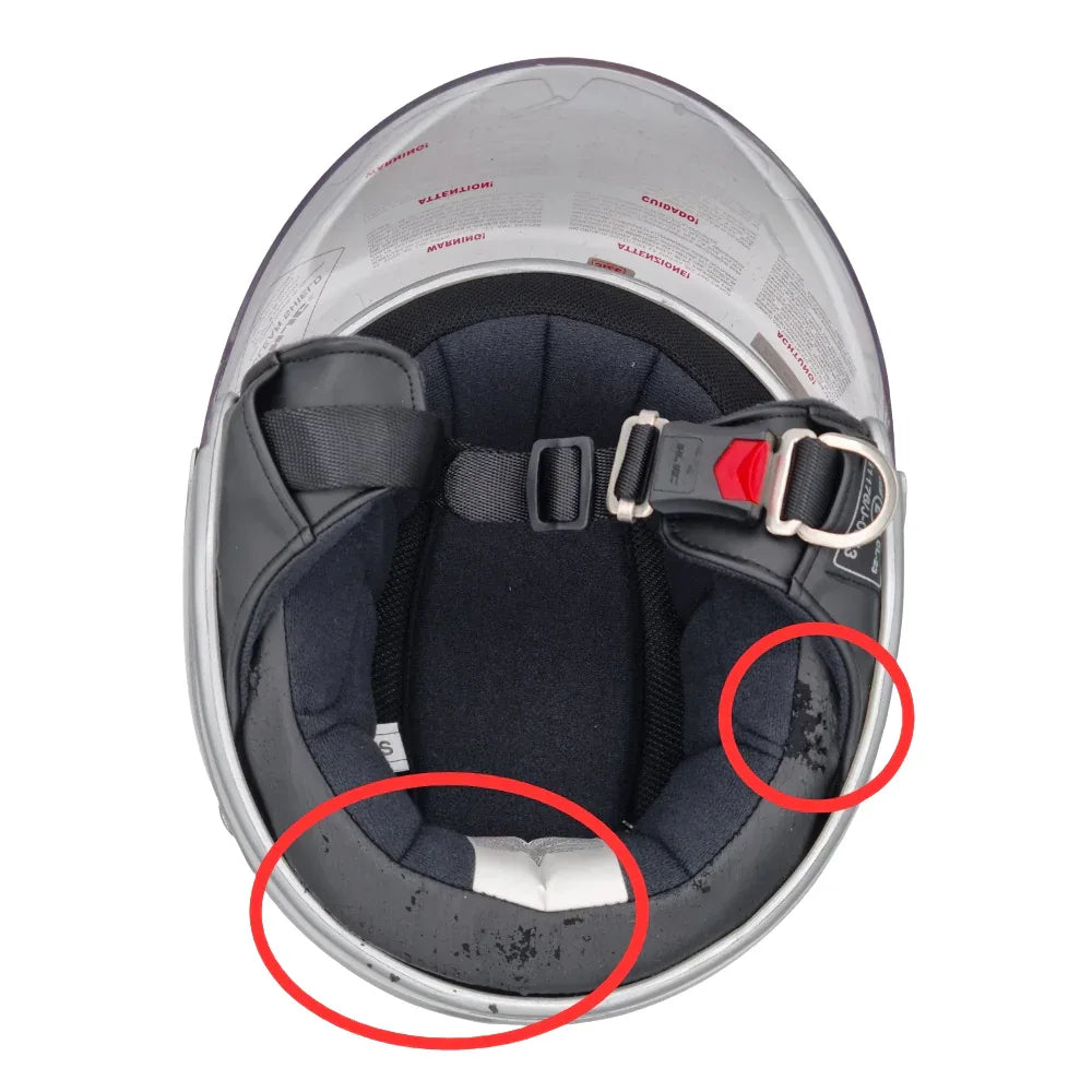 HJC HJC CL-23 Casco Jet Light Silver – Policarbonato Visiera Ampia Taglia S 56 cm Grigio Caschi aperti - Moon Bike - Vista 5