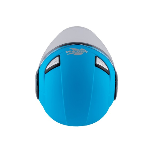 Casco Jet Junior Kappa KJ05 Azzurro Pastello - Moon Bike - Vista 8
