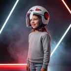 Casco Jet Junior Kappa KJ05 Bianco Lucido - Moon Bike - Vista 12