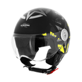 Casco Jet Kappa KV20F Rio Camouflage su Nero Opaco - Moon Bike - Vista 1