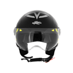 Casco Jet Kappa KV20F Rio Camouflage su Nero Opaco - Moon Bike - Vista 5