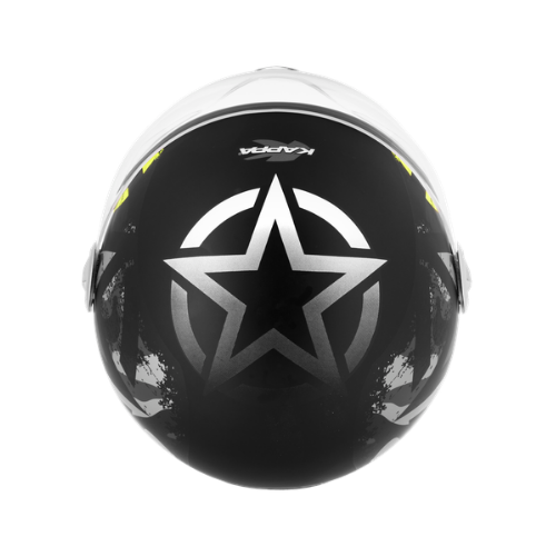 Casco Jet Kappa KV20F Rio Camouflage su Nero Opaco - Moon Bike - Vista 6
