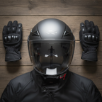 Casco Jet Kappa KV22 Florida Titan Doppia Visiera Titanio - Moon Bike - Vista 8