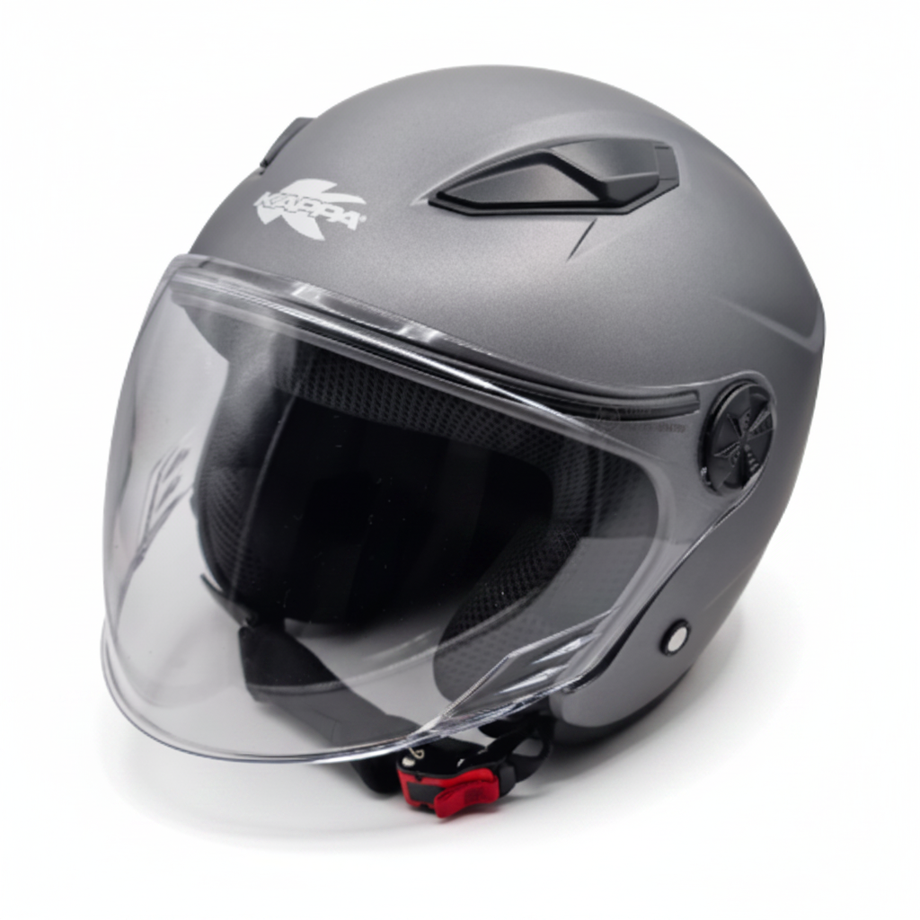 Casco Jet Kappa KV61 Titanio Opaco – ECE 22.06 - Moon Bike - Vista 2