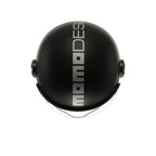 MOMODESIGN FGTR EVO E2206 Casco Jet Nero Opaco Argento – Doppia Visiera Omologato ECE 22.06