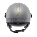 Momo Design FGTR EVO HIP E2206 Casco Jet Grigio Opaco Ceruleo – Doppia Visiera