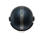 Momo Design Casco Jet Momo Design FGTR EVO E2206 Mono Matt Avio Silver – Visierino Parasole ECE 22.06 Blu Caschi aperti - Moon Bike - Vista 3