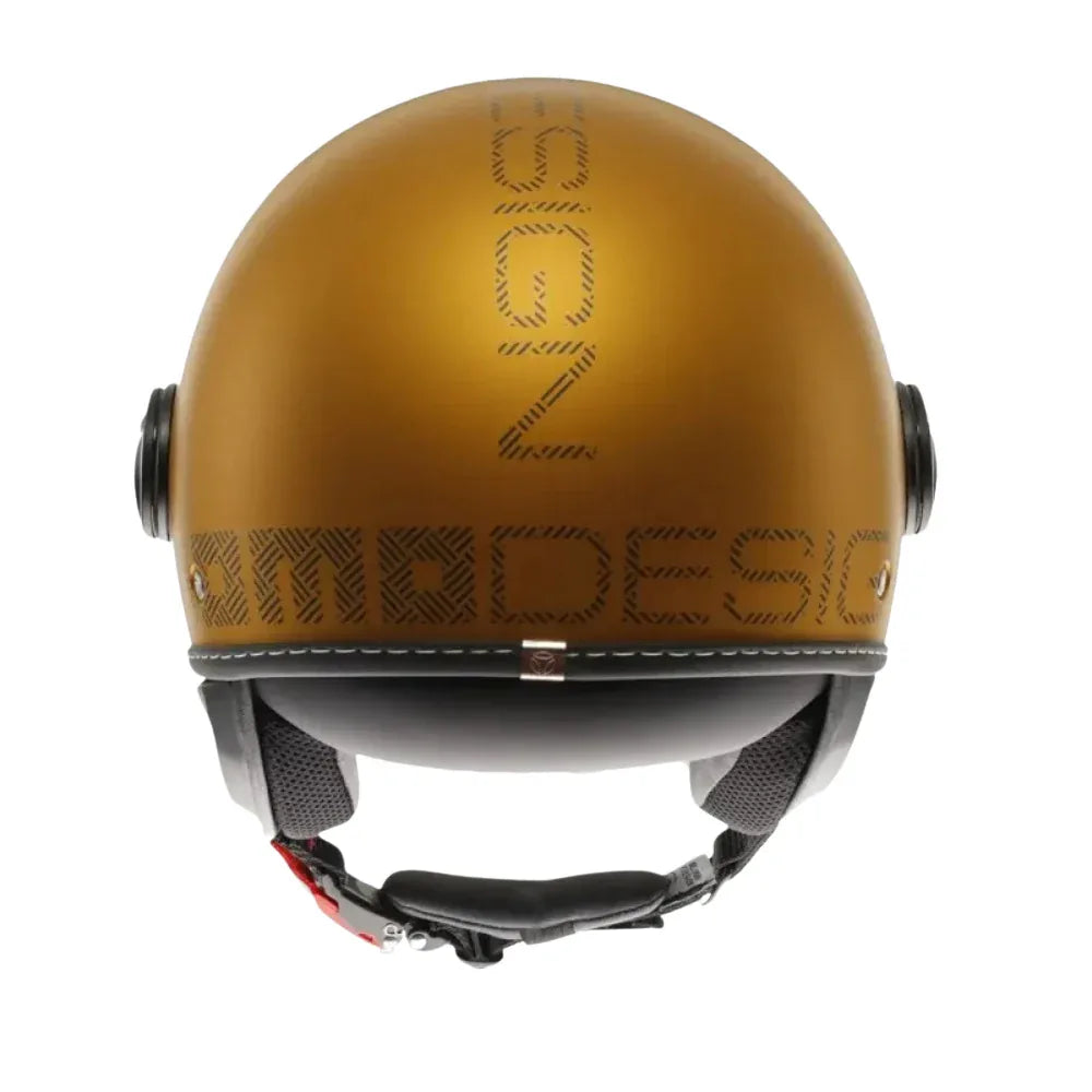 Momo Design Casco Jet Momo Design FGTR EVO HIP E2206 Ocra Opaco Grigio – Doppia Visiera Carbonio ECE 22.06 Grigio Caschi aperti - Moon Bike - Vista 3