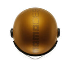 Momo Design Casco Jet Momo Design FGTR EVO HIP E2206 Ocra Opaco Grigio – Doppia Visiera Carbonio ECE 22.06 Grigio Caschi aperti - Moon Bike - Vista 4