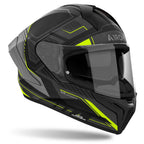 Airoh Casco Matryx Rocket Yellow Matt - Airoh Caschi integrali - Moon Bike - Vista 2