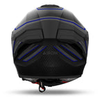 Airoh Casco Matryx Sentinel Blue Matt - Airoh Blu Caschi integrali - Moon Bike - Vista 3