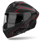 Airoh Casco Matryx Sentinel Red Matt - Airoh Caschi integrali - Moon Bike - Vista 1