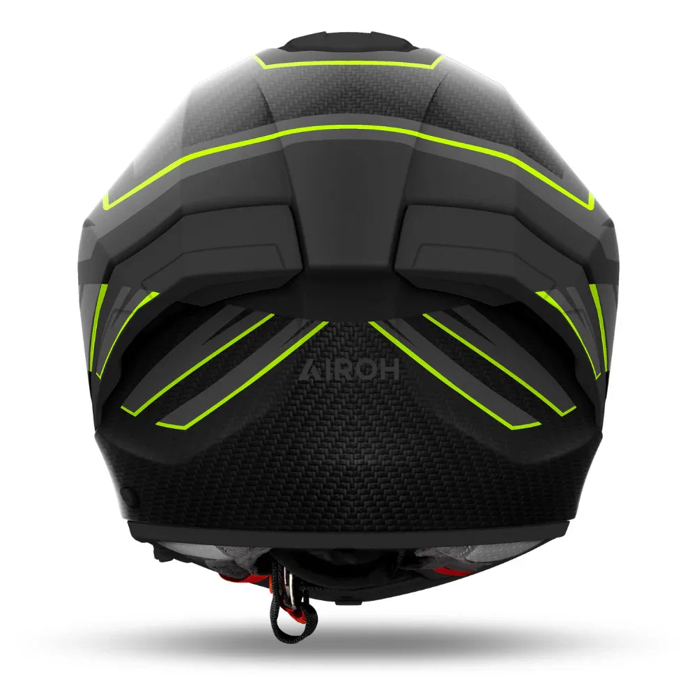 Airoh Casco Matryx Sentinel Yellow Matt - Airoh Caschi integrali - Moon Bike - Vista 3