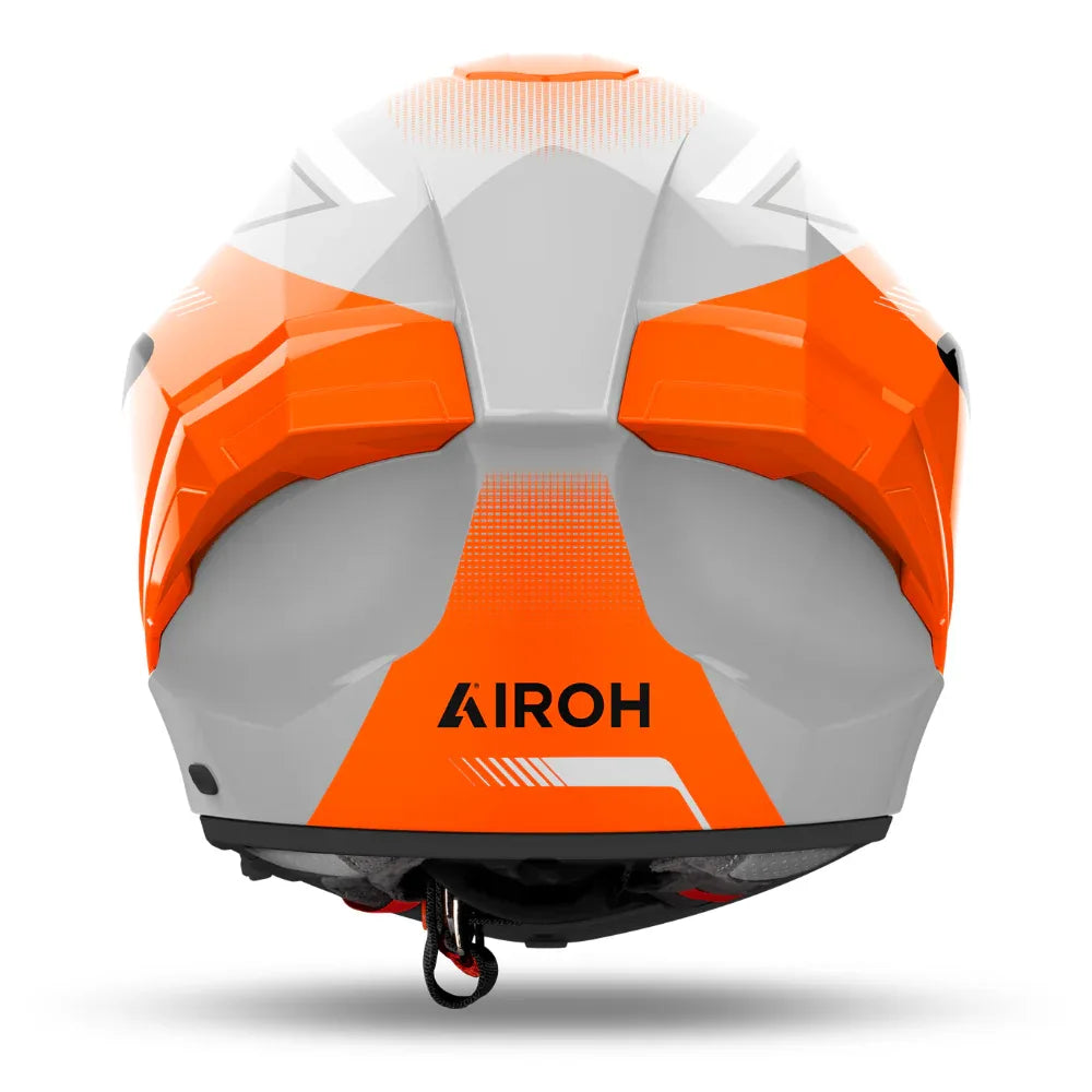 Airoh Casco Matryx Wide Orange Gloss - Airoh Caschi integrali - Moon Bike - Vista 3