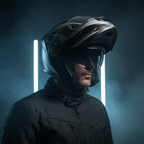 Casco Modulare Kappa KV31 Arizona Grigio Opaco/Argento - Moon Bike - Vista 14