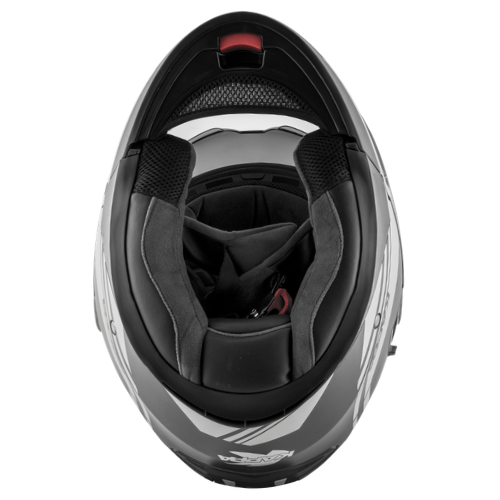 Casco Modulare Kappa KV31 Arizona Grigio Opaco/Argento - Moon Bike - Vista 4
