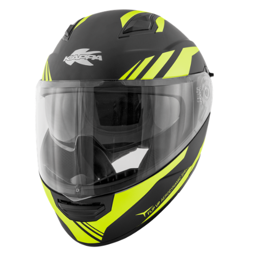 Helm Modul Kappa KV31 Arizona Mattschwarz/Gelb