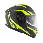 Casco Modulare Kappa KV31 Arizona Nero Opaco/Giallo - Moon Bike - Vista 4