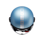 Casco Momo Design FGTR EVO Blu Primavera Silver - dettaglio