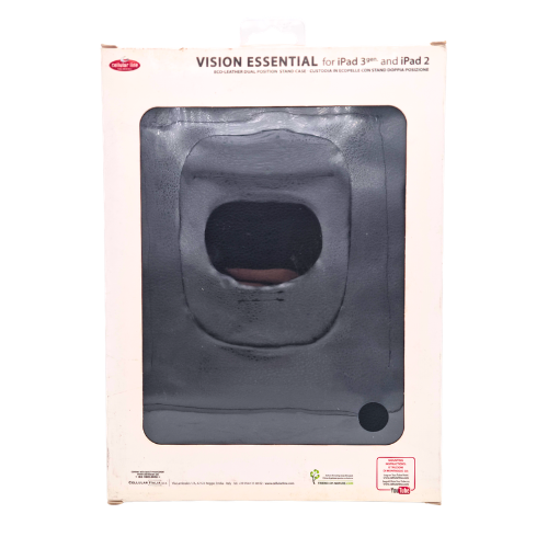Cellular Line Vision Essential Custodia Nera iPad 2 / 3 / 4 – Flip Cover Stand Sleep Mode