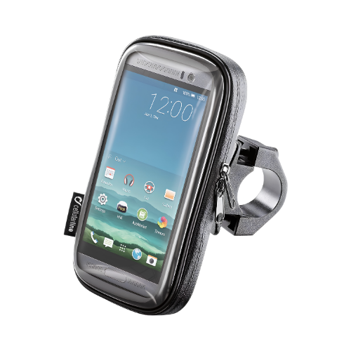 Cellularline SMSMART52 Porta Smartphone Moto e Bici Impermeabile Universale 5,2" – Supporto Manubrio