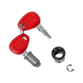 Chiave Serratura Kappa Z156K con Coprichiave per Valigie Nero Ricambi Moto - Moon Bike - Vista 1