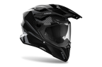 Airoh Commander 2 Full Carbon carbonio lucido casco adventure, tre quarti anteriore sinistra con frontino