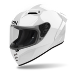 Airoh Connor Color White Gloss casco integrale - vista frontale