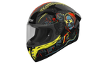 Airoh Connor Double Face nero e giallo CNDBF35: profilo laterale del casco