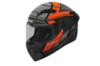 Airoh Connor Ego grigio e arancio opaco CNE32: profilo laterale del casco