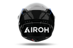 Airoh Connor Ego blu e grigio CNE18, vista posteriore con estrattori e logo Airoh