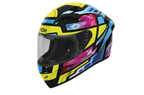 Airoh Connor Stellar multicolore CNS54: profilo laterale del casco integrale