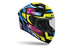 Casco integrale Airoh Connor Stellar multicolore cod. CNS54, tre quarti anteriore