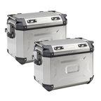Coppia Valigie Laterali Kappa KFR48APACK2 K'Force 48 Litri Alluminio Alluminio naturale - Moon Bike - Vista 1