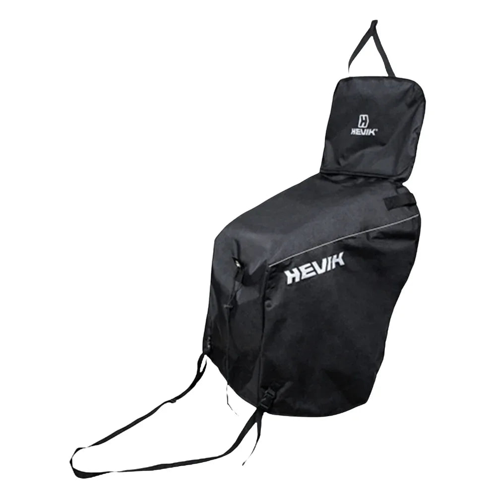 Hevik HAC203R Coprigambe Universale Impermeabile – Scooter e Maxiscooter Nero PVC Abbigliamento - Moon Bike - Vista 1
