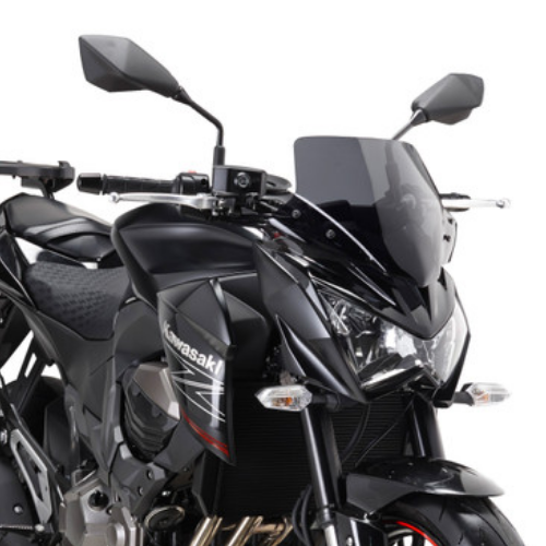 Kappa Moto Cupolino Kappa KA4109 Fumé Specifico Kawasaki Z800 (2013-2017) – Kit Fissaggio Incluso Fumé Componenti e accessori di finestrini per veicoli a motore - Moon Bike - Vista 1