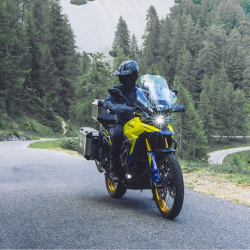 Cupolino Kappa KAF3125B AirStream Trasparente Scorrevole per Suzuki V-Strom 800DE/800SE (2023-2025)