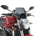 Cupolino specifico fumé Kappa KA7404 28,5x36 cm per Ducati Monster 1200 2014-2016