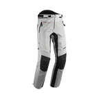 Pantaloni moto Dane Arreso grigio e nero, vista tre quarti anteriore, foto ufficiale Dane