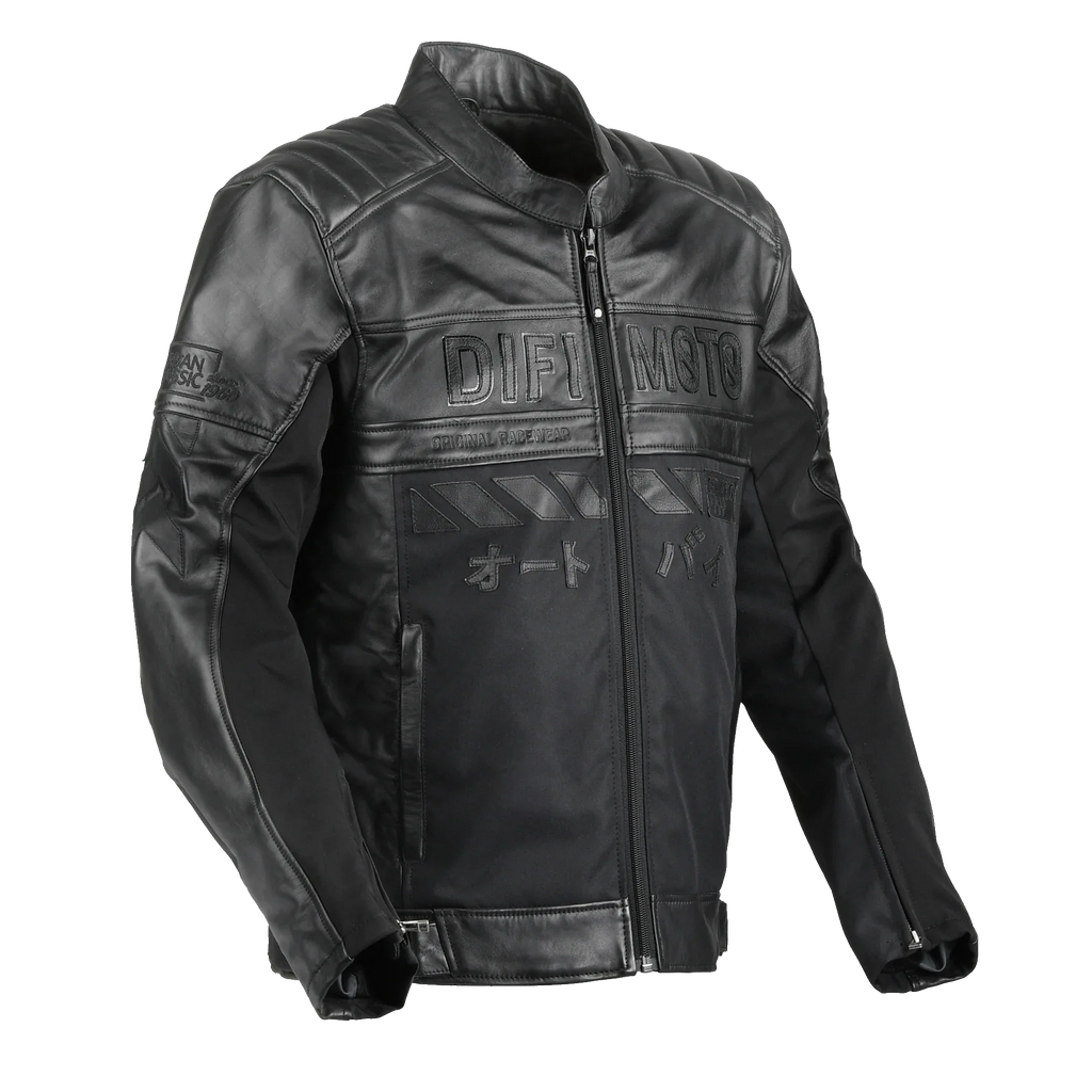 Difi Iconic Giacca Moto Pelle