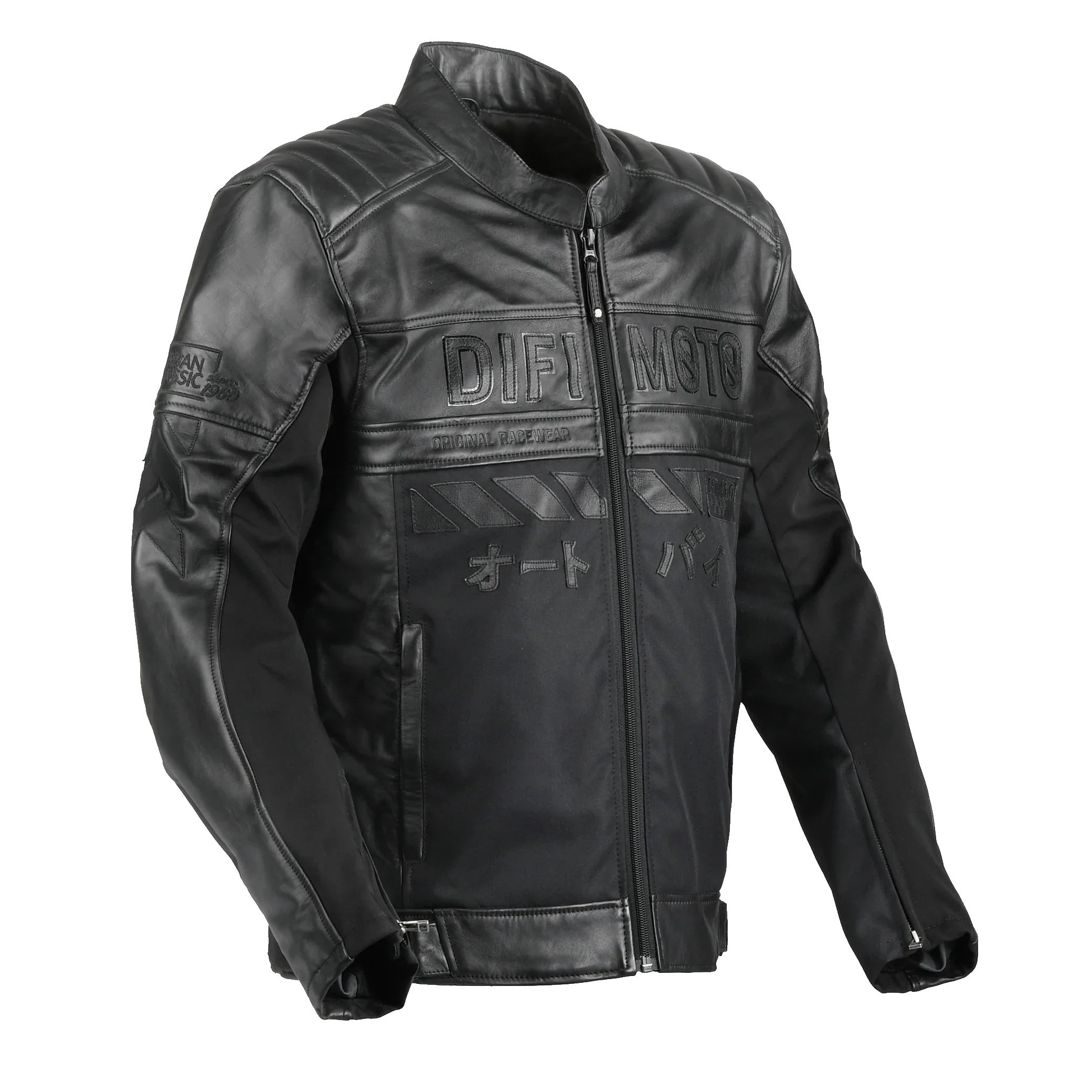 Difi Iconic Giacca Moto Pelle