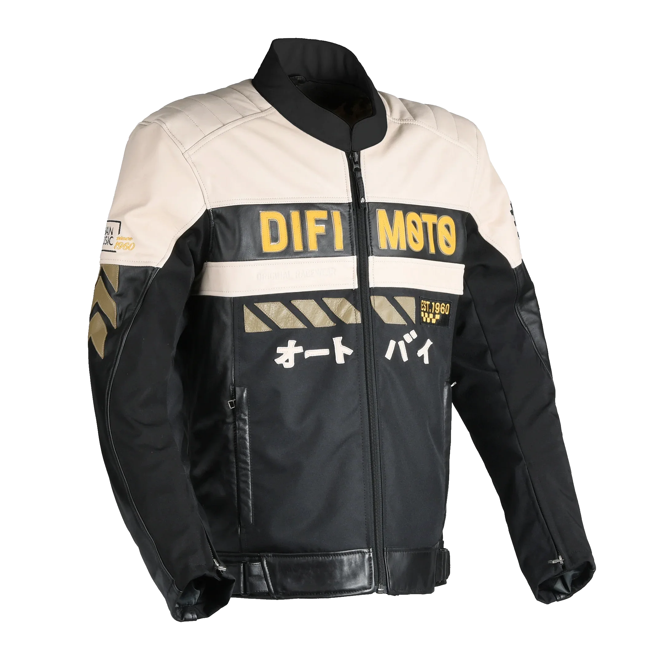 Difi Iconic Giacca Moto Pelle