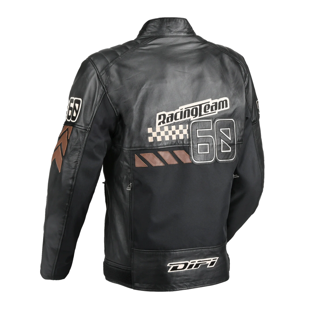 Difi Iconic Giacca Moto Pelle