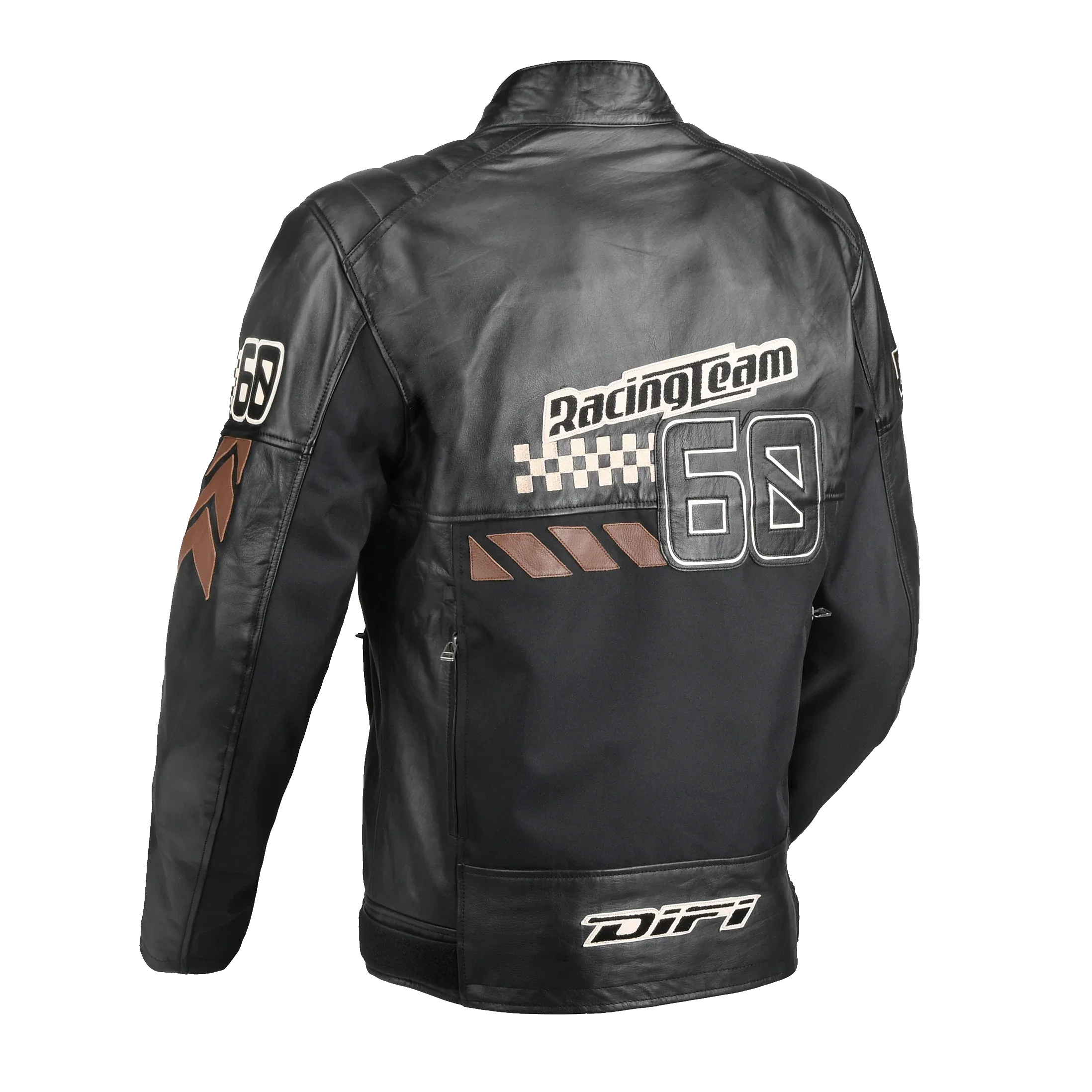 Difi Iconic Giacca Moto Pelle