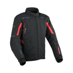 Giacca moto Gore-Tex Dane Elling 2 nero e rossa, EN 17092 AA, foto Dane