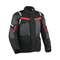 Giacca moto in pelle Dane Eventyr Gore-Tex Pro nero/rosso, EN 17092 AA, foto Dane
