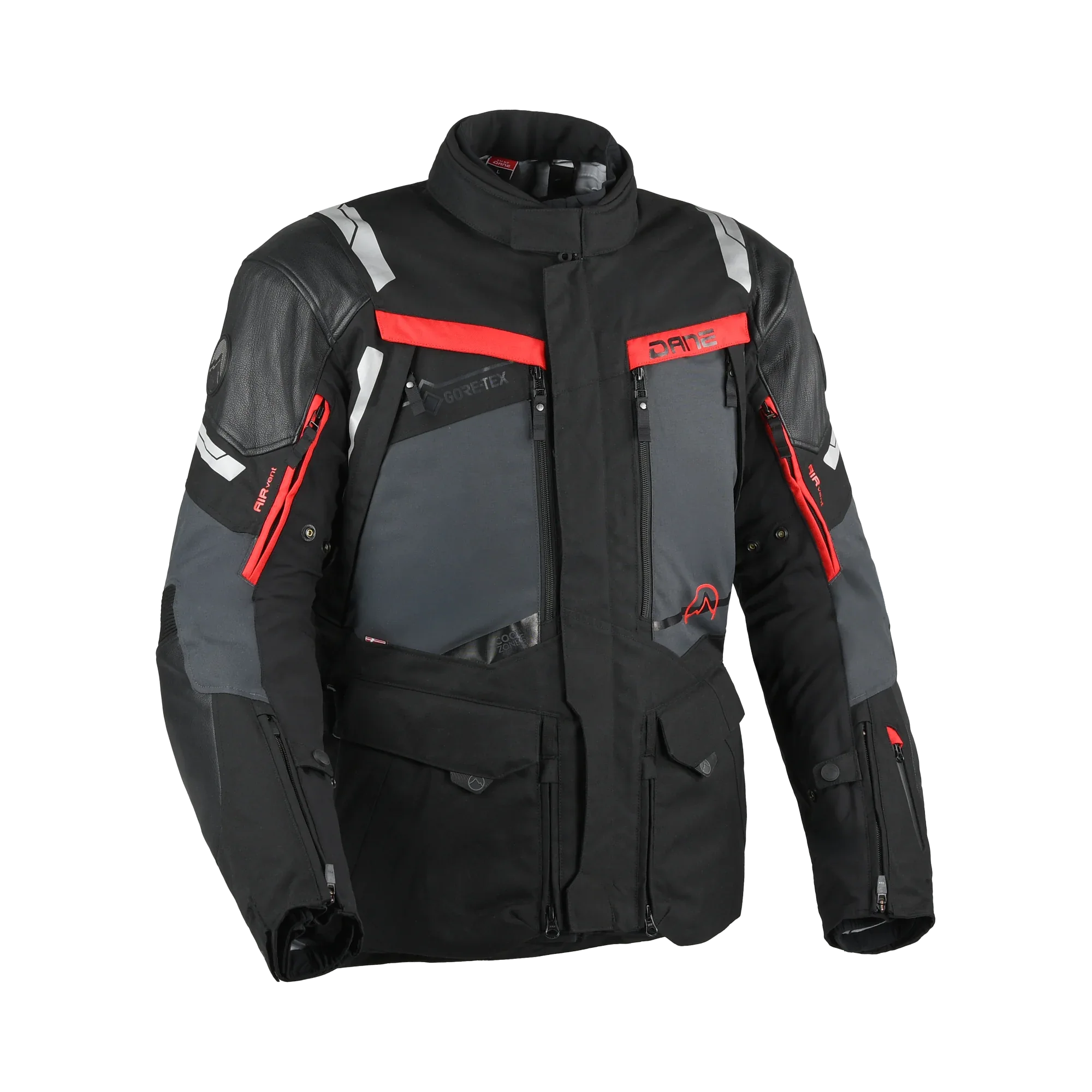 Dane Dane Eventyr Gore-Tex Giacca Moto Impermeabile Abbigliamento per moto - Moon Bike - Vista 6